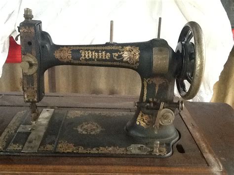 white sewing machine metal black box of accessories|white sewing machine serial numbers.